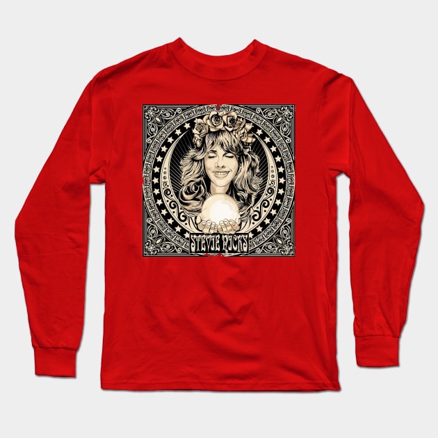 Stevie Nicks Long Sleeve T-Shirt by woleswaeh